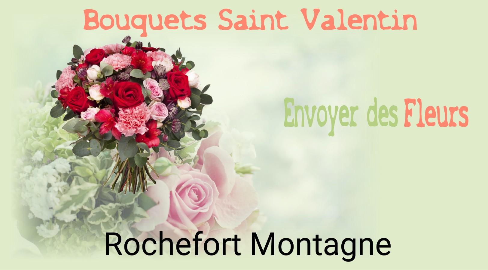 Roses de Saint-Valentin livrées à Rochefort-Montagne